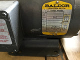 BALDOR 1 HP AC MOTOR 230/460 VOLTS, 1725 RPM, 4P, 182Z FRAME, 3 PHASE---60 HZ