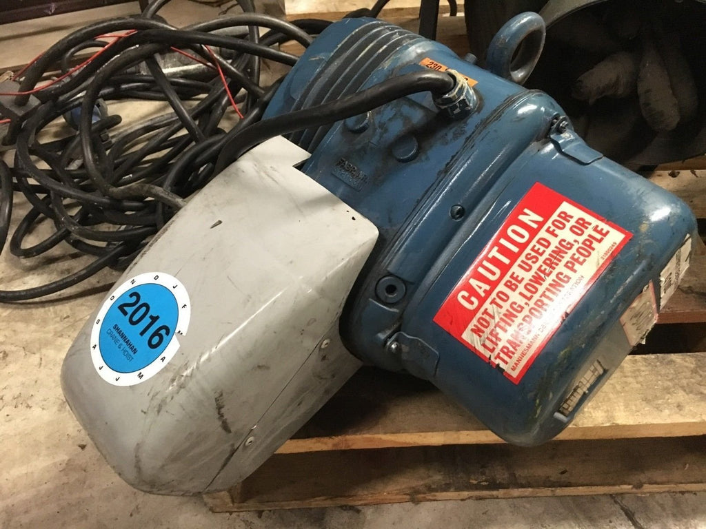 MANNESMANN DEMAG PK2NF .25/.5 TON HOIST 230 VOLT 3 PHASE