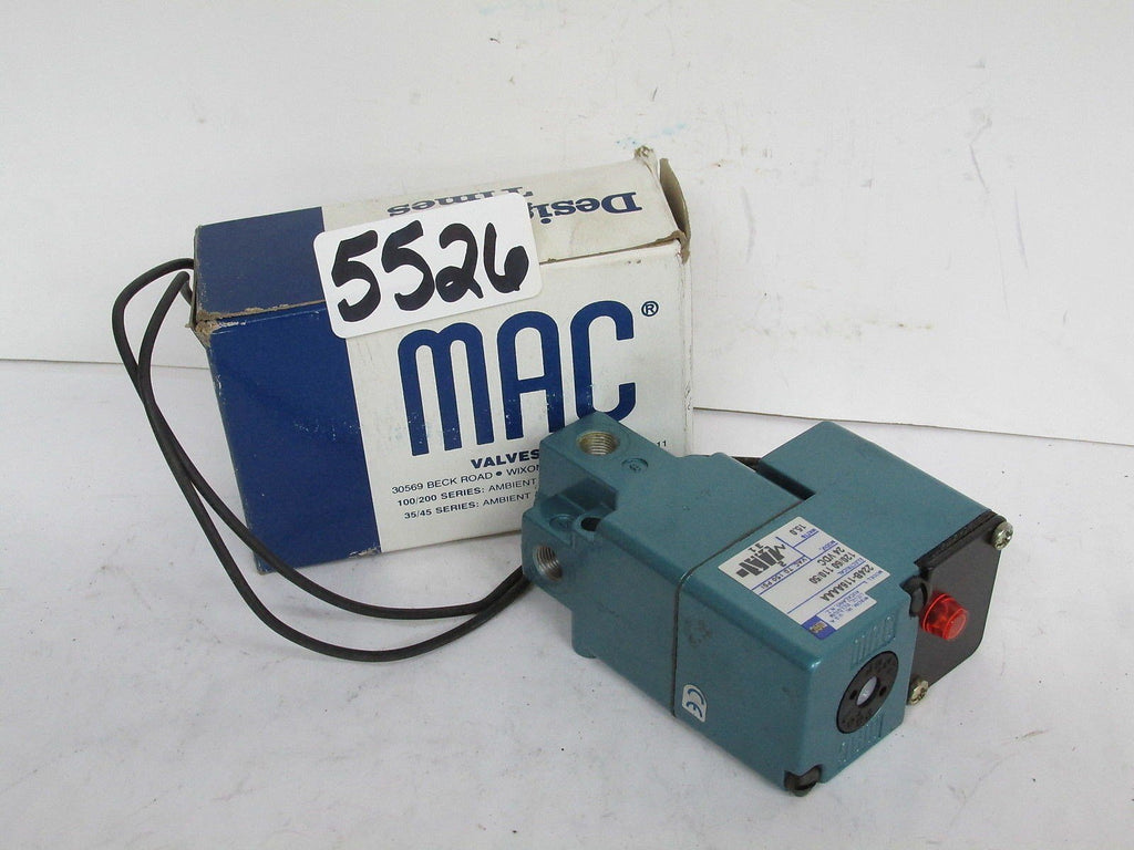 Mac Valve 224B-116Aa 15 Watts Vac To 150 Psi 120V/60Hz 110V/50Hz 24 Vdc New