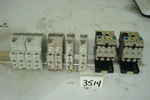 1492-Cb2 25A,1492-Cb2 6 A, 1492-Cb2 2A, 1492-Cb1 2 A, Allen Bradley  Breakers