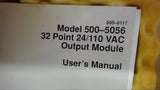 TEXAS INSURMENT 500-5056 OUTPUT MODULE 20-132 VAC 50/60 HZ 32 POINT