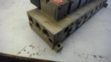 LOT OF 8--NUMATICS 031SA4154 VALVES MOUNTED ON MANIFOLD 150 PSI