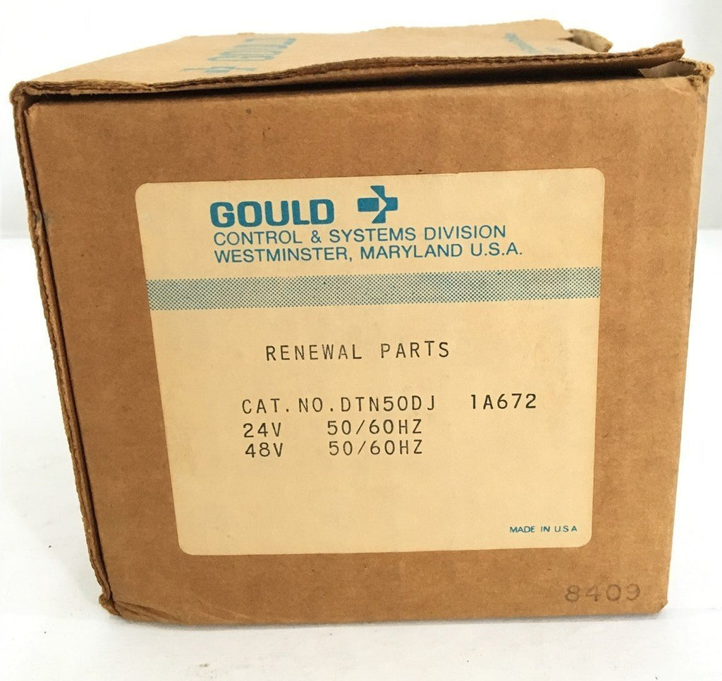 GOULD RENEWAL COIL DTN50DJ 1A672 24/48V 50/60HZ