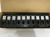 SQUARE D HOMELINE HOM130 PLUG ON CIRCUIT BREAKER LOT OF 10 30AMP 1 POLE