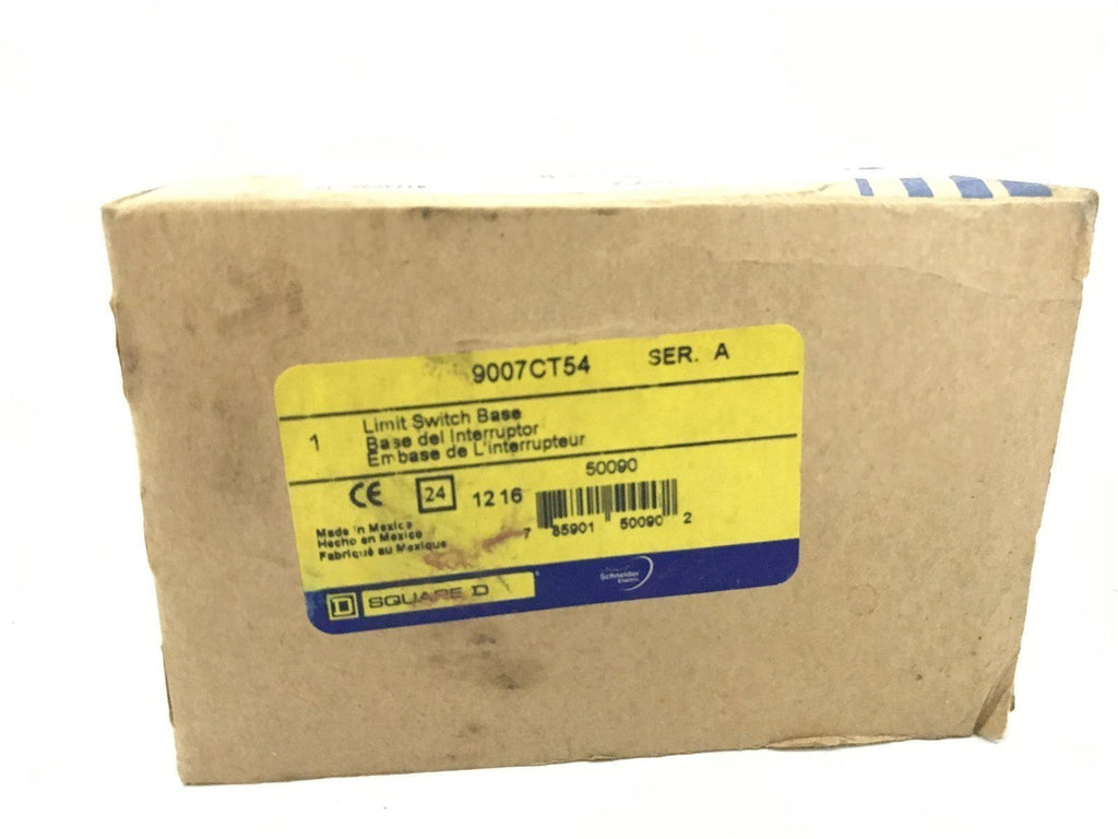 SQUARE D 9007CT54 LIMIT SWITCH BASE SERIES A