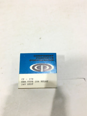 COMPONENT PRODUCTS 90-370 CP RELAY 184-20103-301ZZ LOT OF 2