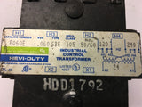 HEVI-DUTY E060E .060 KVA, 120 240 PRI, 24 SECONDARY TRANSFORMER