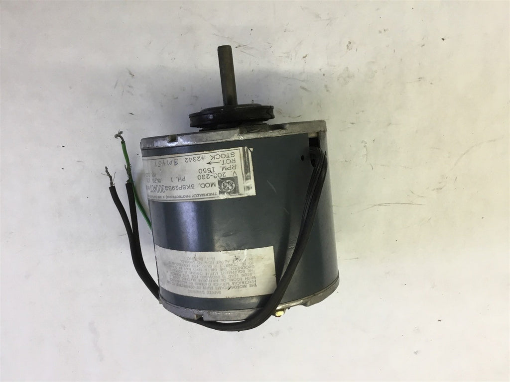 GE 5KSP29BG3004CT 1/20 HP 208-230 V 1550 RPM, SINGLE PHASE AIR OVER MOTOR