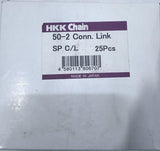 HKK CHAIN CONNECTING LINKS SP C/L#50-2 25 PCS