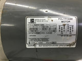 EMERSON P63DKE-3280 AC MOTOR 1 HP, 1725 RPM, 230/460 VOLTS,