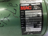 MAC 3M6-316 .05 HP AC GEAR MOTOR 220 VOLTS, 1200 RPM, 3 PHASE