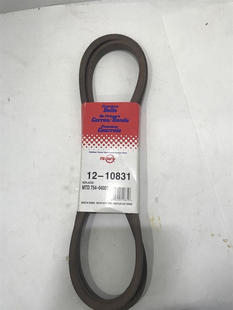 ROTARY BELT 12-10831 REPLACES MTD 754-04001