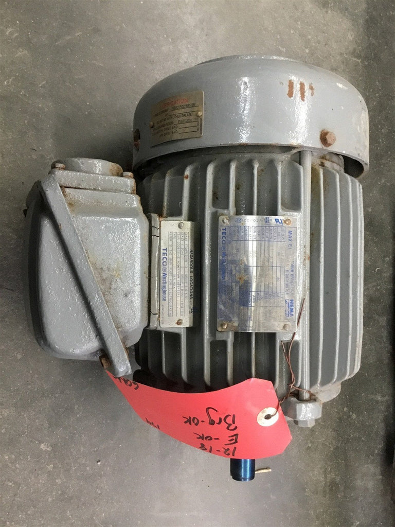 TECO WESTINGHOUSE 2 HP AC MOTOR 230/460 VOLTS, 1740 RPM, 4P, 145T FRAME