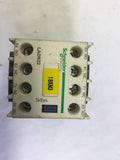 SCHNEIDER LC1 D09 CONTACTOR 480 VOLTS @ 5 HP 110 VOLT COIL W/ LADN22