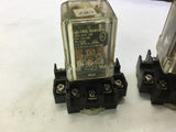 LOT OF 2-- DELTROL CONTROLS 120 V COIL, 1/6 HP 10 A RELAY