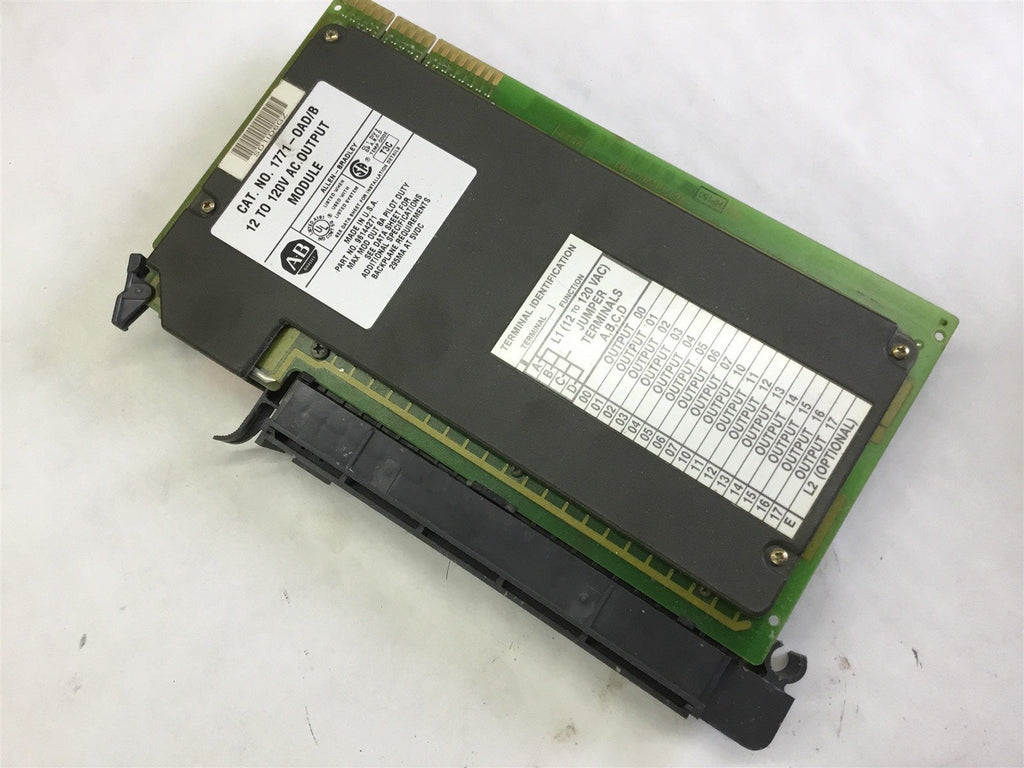 ALLEN-BRADLEY 1771-OAD/B 12-120 VOLTS AC OUTPUT MODULE