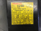 FANUC A06B-0143-B675 AC SERVO MOTOR 2.8 KW 155 VOLTS, 3000 RPM, 200 HZ, 12 AMP