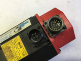 FANUC A06B-0163-B175 1.8 KW, AC SERVO MOTOR 161 VOLTS, 6.8 AMP, 3000 RPM, 200 HZ