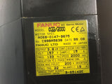 FANUC A06B-0147-B675 AC SERVO MOTOR 3.8 KW, 15 AMP, 133 HZ, 2000 RPM, 200 VOLT