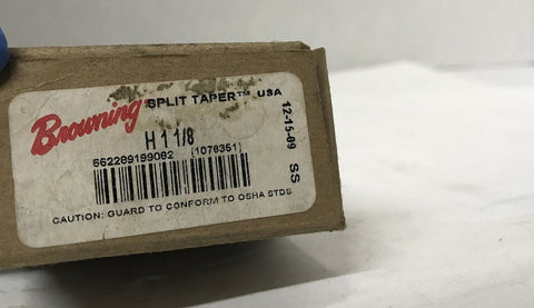 Browning H 1 1/8 Split Taper Bushing 1-1/8 Bore"