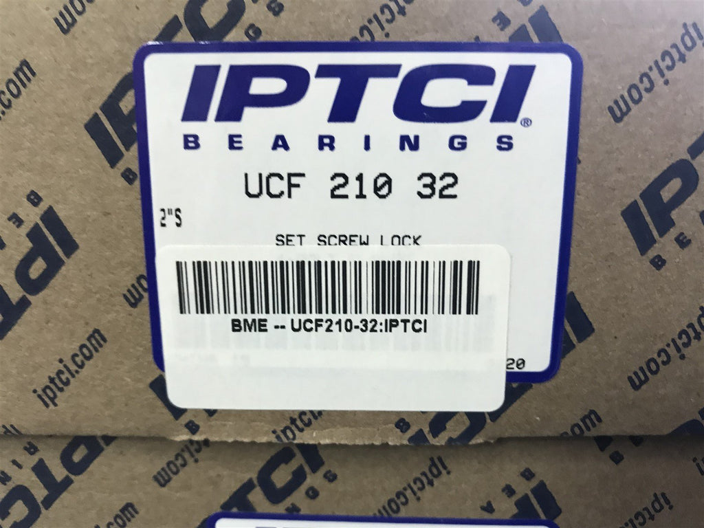 IPTCI UCF 210 32 2" Square 4 Bolt Flange Bearing