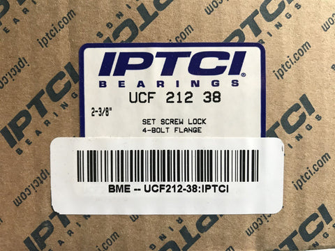 IPTCI UCF 212 38 2-3/8" Four Bolt Flange Bearing