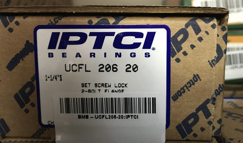 IPTCI UCFL 206 20 2 BOLT FLANGE BEARING