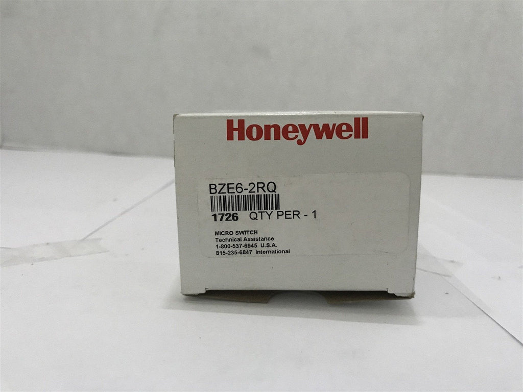 NEW HONEYWELL BZE6-2RQ MICRO SWITCH LIMIT SWITCH TOP PLUNGER 600 VAC 1/2" NPT