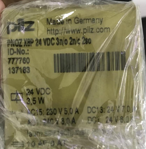 PILZ PNOZ X8P 24 VDC 3N/0 2N/C 2SO SAFETY RELAY