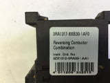 SIEMEN 3RA1317-8XB30-1AF0 REVERSING CONTACTOR 460 VOLT @ 7-1/2 HP 110 VOLT COIL