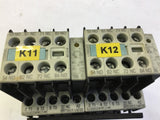 SIEMEN 3RA1317-8XB30-1AF0 REVERSING CONTACTOR 460 VOLT @ 7-1/2 HP 110 VOLT COIL