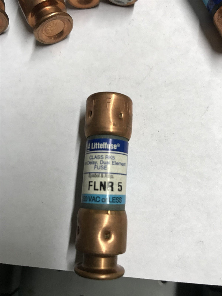 LITTELFUSE FLNR 5 250 VAC OR LESS LOT OF 5