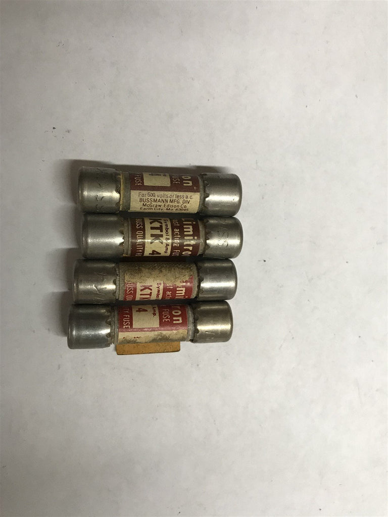 LITTELFUSE KLK004, KLK-4 Fuses LOT OF 4