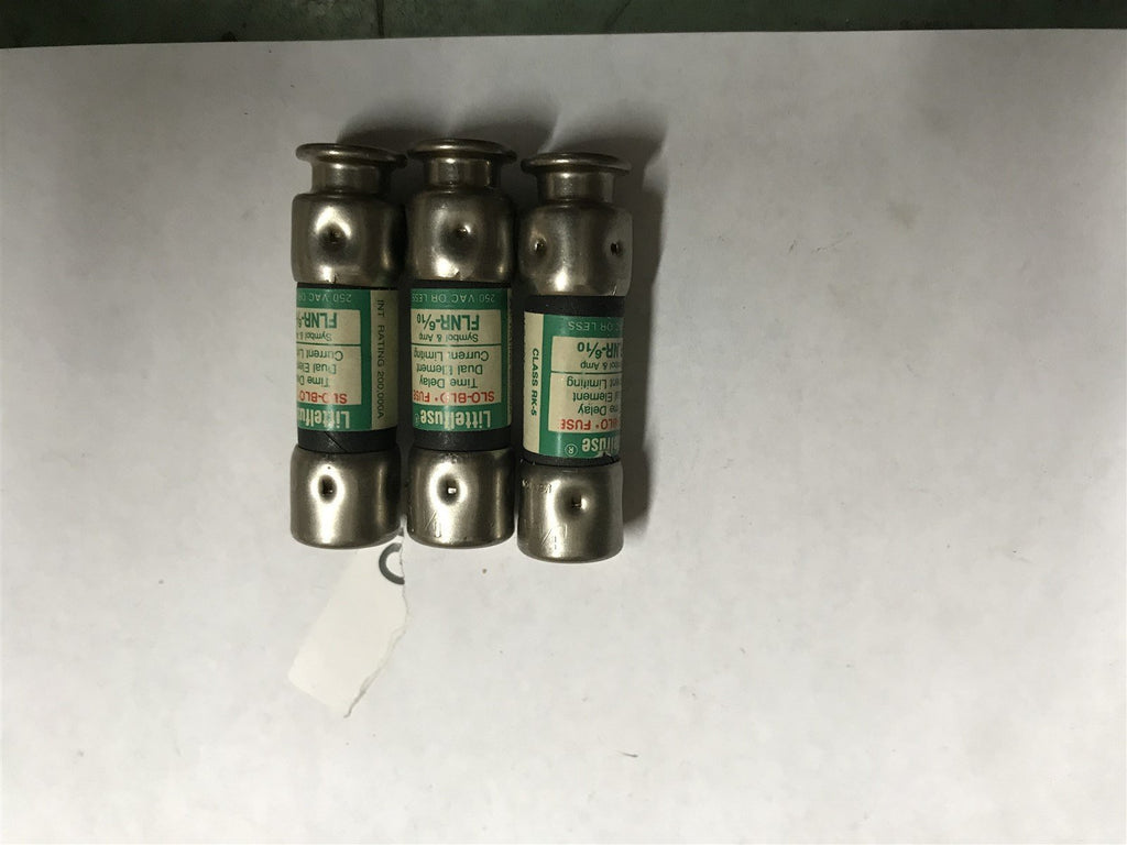 LITTELFUSE FLNR 6/10 FUSES LOT OF 3