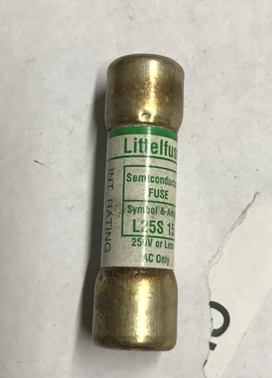 LITTELFUSE L25S 15 FUSE LOT OF 3