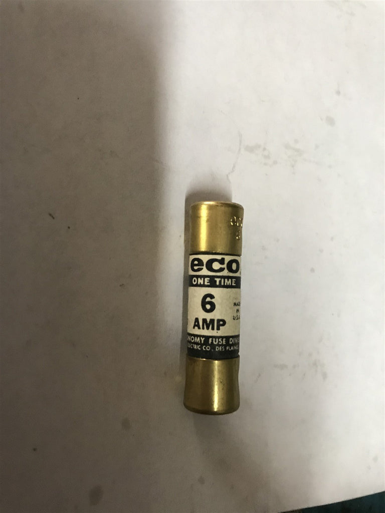 ECO 6 AMP FUSE LOT OF 5