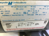 MAGNETEK 8-165404-20 1.5 HP AC MOTOR 230/115 VOLTS, 3450 RPM, 2P 56 FRAME