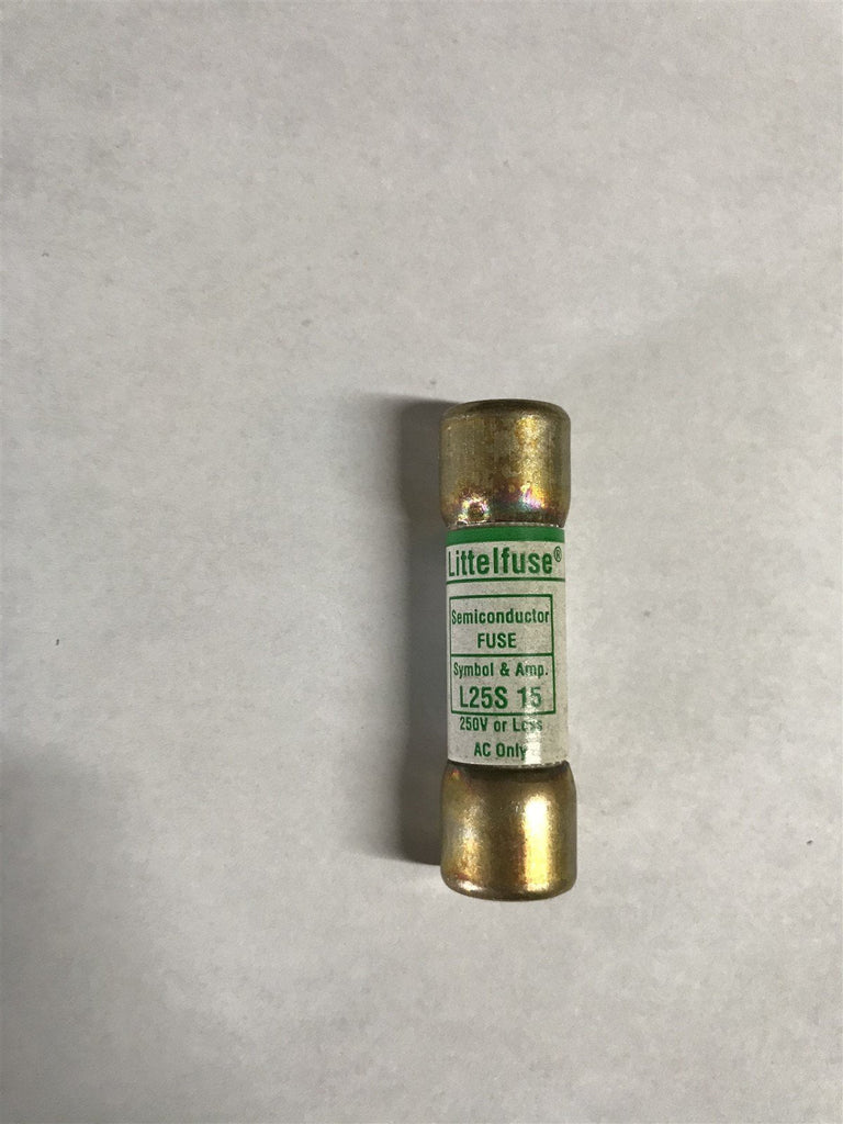 LITTELFUSE L25S 15 FUSES LOT OF 3