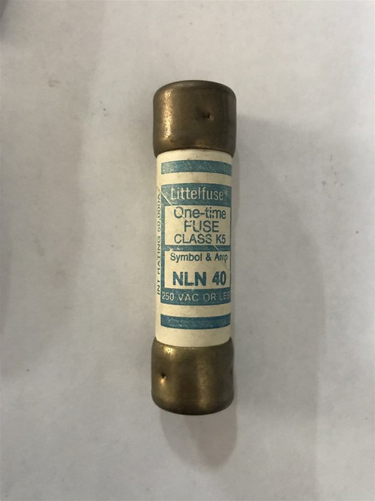 LITTELFUSE NLN 40 FUSES LOT OF 3