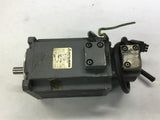 MITSUBISHI HA-FF33 AC SERVO MOTOR 129 VOLT INPUT, 300 W OUTPUT 3000 RPM