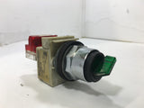 SQUARE D 9001 KM1 GREEN SELECTOR SWITCH 110-120 VOLT