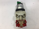 SQUARE D 9001 KM1 GREEN SELECTOR SWITCH 110-120 VOLT