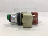 SQUARE D 9001 KM1 GREEN SELECTOR SWITCH 110-120 VOLT