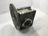 BONGFIGLIOLI W 63 U P80 B5 HOLLOW SHAFT GEAR REDUCER B3 MOUNT, 38:1 RATIO