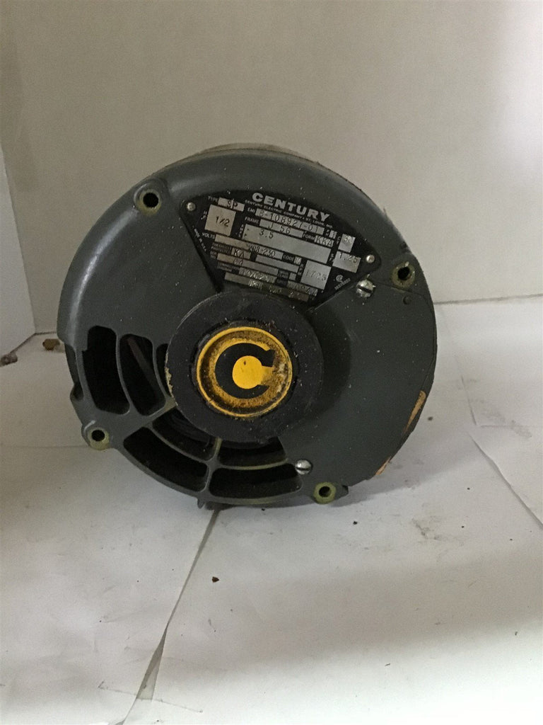 CENTURY 8-108927-01 J56 FR 1/2 HP 3.5 AMP 1.25 SF 208-230V 1725 RPM