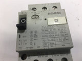 SIEMENS 3VU1300-1MJ00 2.4-4 AMP MANUAL MOTOR STARTER 460 VOLT @ 18 HP