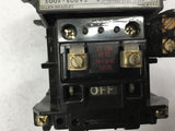 ALLEN-BRADLEY 5OOF-BOD93 NEMA SIZE 1 STARTER 230V @7-1/2 HP 115-120 V COIL