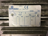 MOTOVARIO D80B4/8 0.30 KW GEAR MOTOR 460 VOLTS 840 RPM