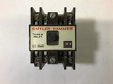 CUTLER-HAMMER TYPE M RELAY D26MB 10 AMP 600 VOLTS