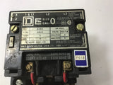 SQUARE D SB02 MOTOR STARTER SER A 200/230V NEMA SIZE 0 MAX 600V 20A CLASS 8536